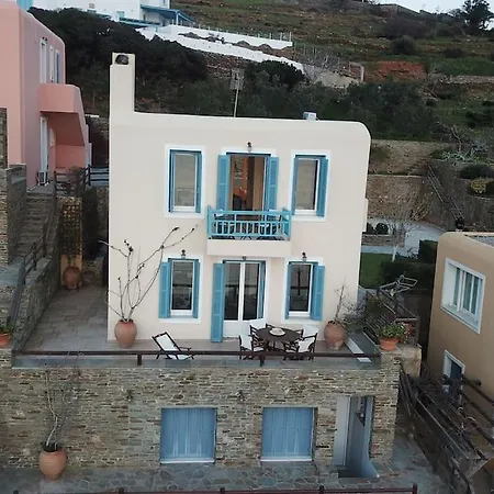 Дом отдыха Grand Blue Balcony- Island House By Hostandros